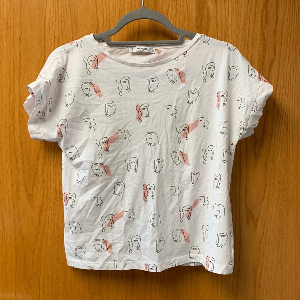 Abstract faces top